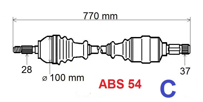 T5482 Z POLOOSA JUMPER BOXER LEVÁ I II ABS54